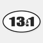 13,1 Sticker met Runner (Voorkant)