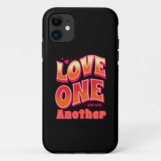 13:34 Liefde Een andere John Case-Mate iPhone Case (Achterkant)