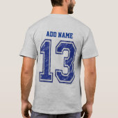 13 Aangepast Jersey T-shirt (Achterkant)