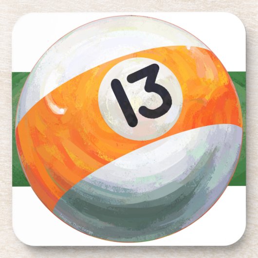13 Ball Bier Onderzetter (Voorkant)