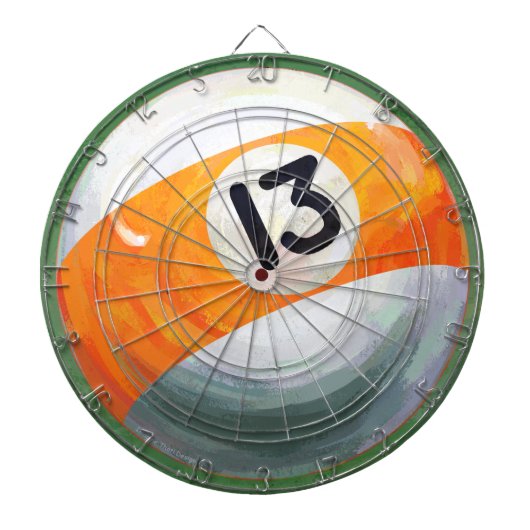 13 Ball Dartbord (Voorkant)