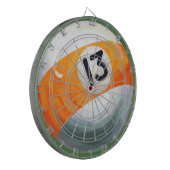 13 Ball Dartbord (Voorkant Links)