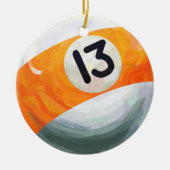 13 Ball Keramisch Ornament (Voorkant)