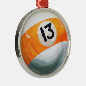 13 Ball Metalen Ornament (Rechts)