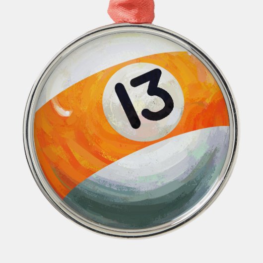 13 Ball Metalen Ornament (Voorkant)