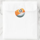 13 Ball Ronde Sticker (Tas)