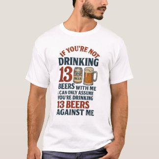 13 Beers of Against Me –  Americana T-shirt Des