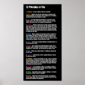 13 Beginselen van het leven Poster (Voorkant)