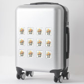 13 Beker van Bloemen Sticker (Koffer)
