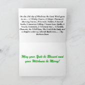 13 dagen van Witchmas Feestdagen Kaart (Binnen)