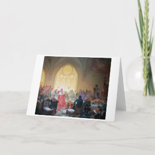 #13 De Hussite King Jiri van Podebrady, Mucha Kaart