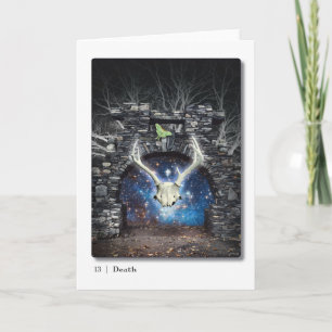 13 Death Tarot Wenskaart Kaart