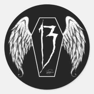 13 Dekken Ronde Sticker