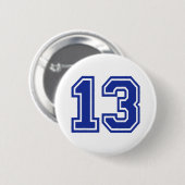 13 - Dertien Ronde Button 5,7 Cm (Voorkant /achterkant)