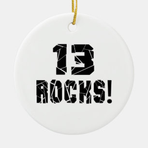 13 Design van rotsen op zaterdag Keramisch Ornament