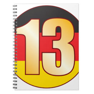 13 DUITSLAND Gold Notitieboek