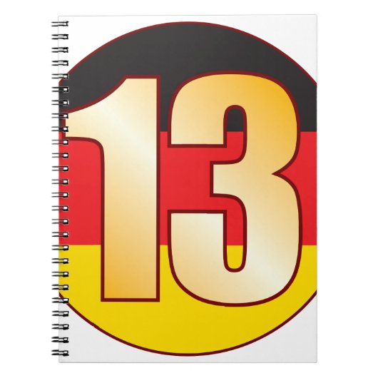 13 DUITSLAND Gold Notitieboek (Voorkant)