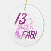 13 en feestdag keramisch ornament (Links)