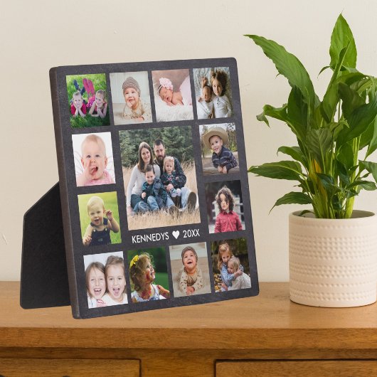 13 Familie Foto Collage Creëer Uw Eigen Chalkboard Fotoplaat