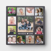 13 Familie Foto Collage Creëer Uw Eigen Chalkboard Fotoplaat (Voorkant)