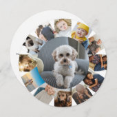 13 Foto-Collage gepersonaliseerd Feestdagenkaart (Voorkant / Achterkant)