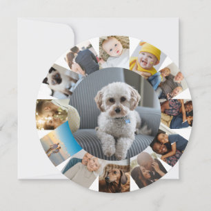 13 Foto-Collage gepersonaliseerd Feestdagenkaart