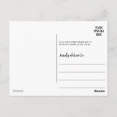 13 Foto Collage Monogram zwart - Kan kleur bewerke Briefkaart (Achterkant)