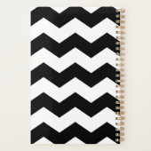 13 Foto Collage Monogram zwart - Kan kleur bewerke Planner (Achterkant)