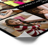 13 Fotocollage Muziekleraar Gepersonaliseerd cadea Poster (Hoek)