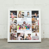 13 Fotocollage Muziekleraar Gepersonaliseerd cadea Poster