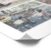 13 Fotocollage Optionele tekst -- Familie - wit Poster (Hoek)