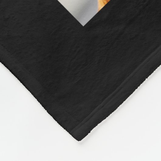 13 Fotocollageraster - aangepaste tekst kan zwart  Fleece Deken (Hoek)