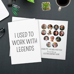 13 foto's die ik gebruikte om met Legends Coworker Kaart