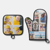 13 Fotosjabloon gepersonaliseerd Ovenwant & Pannenlap Set (Voorkant)