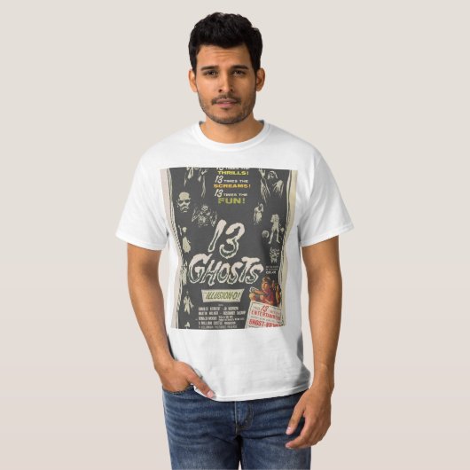 13 Ghosts  Movie-Poster T-shirt (Voorkant volledig)