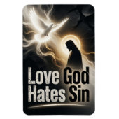 #13 God liefhebben zonde haten Magneet (Verticaal)