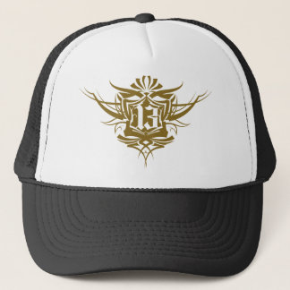 13 Gotisch Tattoo goud Trucker Pet