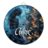 #13 Gotische pret Dartbord (Voorkant)