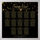 13 Grafiek met voetzoolzegels voor bruiloft Poster (Voorkant)