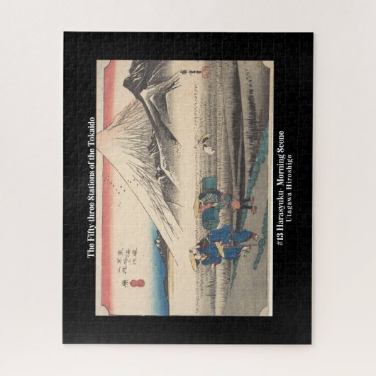 #13 Harasyuku - The 53 Stations of the Tokaido   Legpuzzel (Verticaal)