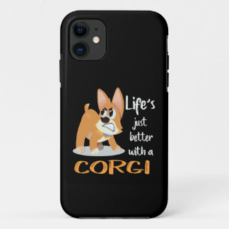 13 Het leven is gewoon beter met een Corgi Case-Mate iPhone Case