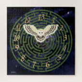 13-Hour Maze and Owl Fantasy Art Legpuzzel (Verticaal)