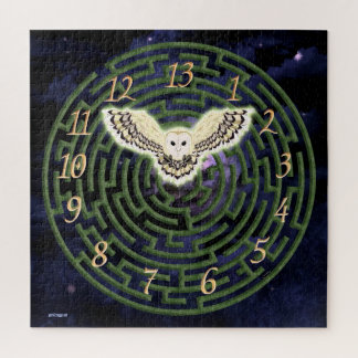 13-Hour Maze and Owl Fantasy Art Legpuzzel