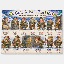 13 IJslandse Kerstmannen Kerstmis reykjavik