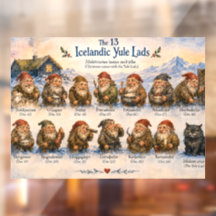 13 IJslandse Yule Lads Kerstmis in IJsland 