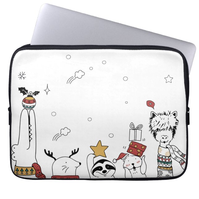 13-inch hoes voor neopreen-laptop (Voorkant)