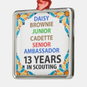 13 jaar bij het scoren voor meisjes Metaal Ornamen Metalen Ornament (Links)