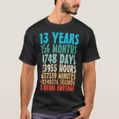 13 jaar Geweldige 13 jaar oud 13 jaar oud T-shirt (Voorkant)