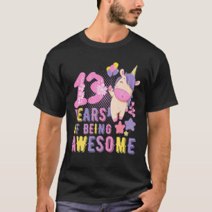 13 jaar Geweldige 2009: geboortelecastiek T-shirt