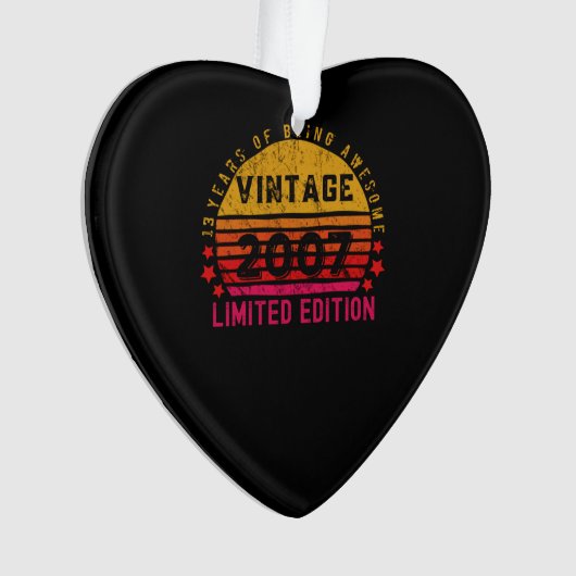 13 jaar geweldige beperkte uitgave ornament (voorkant)